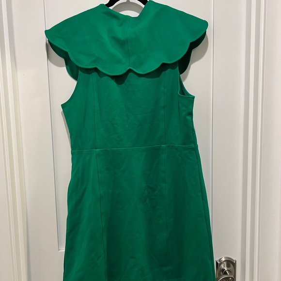 Maeve Kelly Green Scalloped-Trim Button Mini Dress size XL - Picture 4 of 4